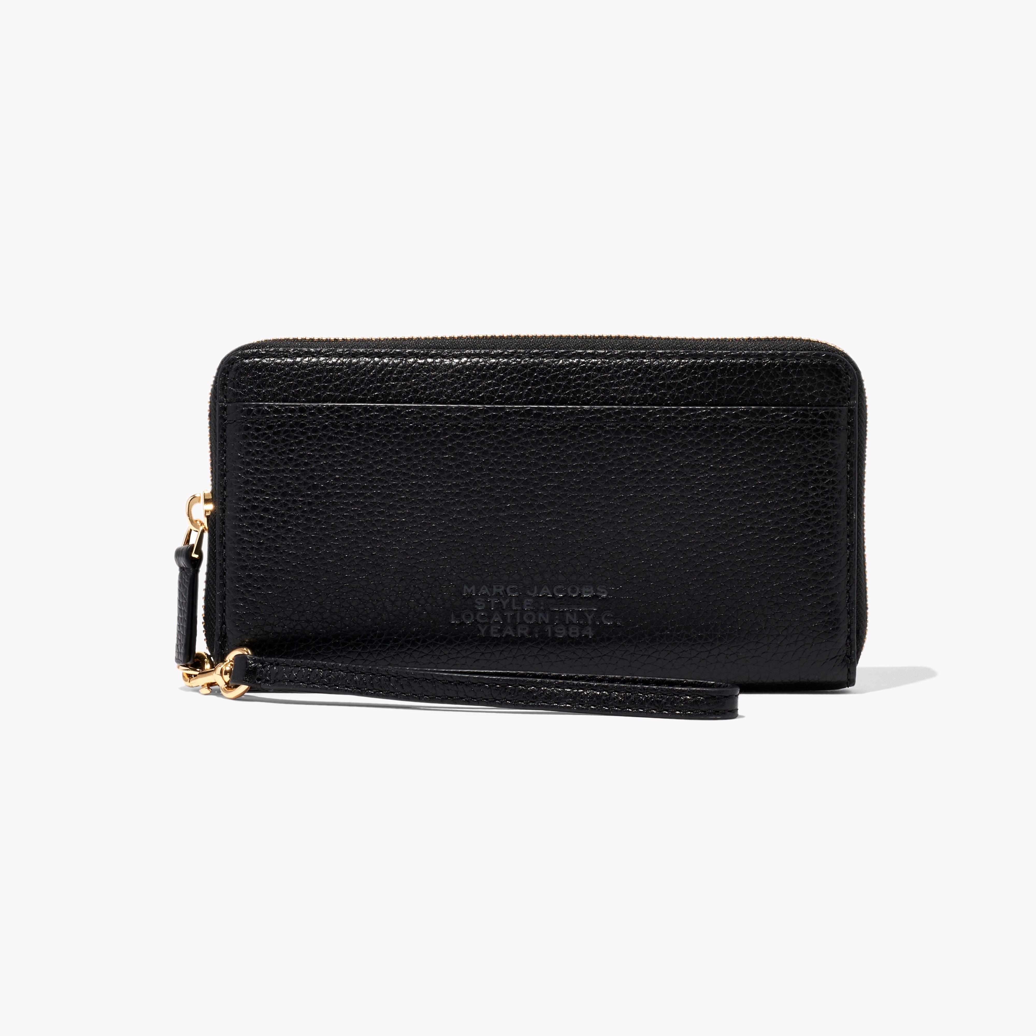 The Leather Continental Wallet - BLACK