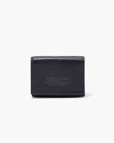 Marc by Marc jacobs The Leather Medium Trifold Wallet,BLACK