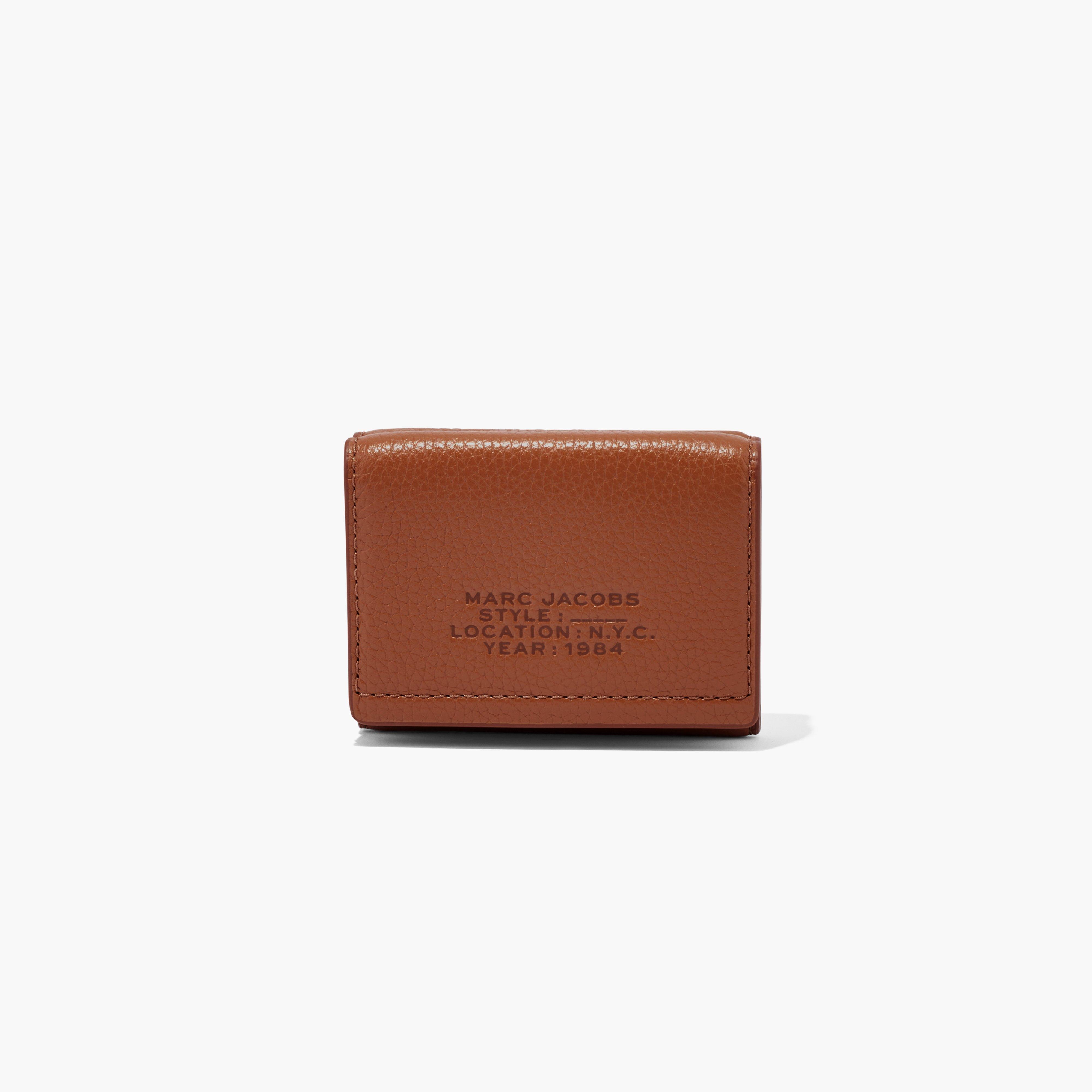 The Leather Medium Trifold Wallet - ARGAN OIL