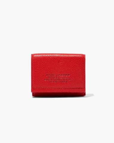 Marc by Marc jacobs The Leather Medium Trifold Wallet,TRUE RED