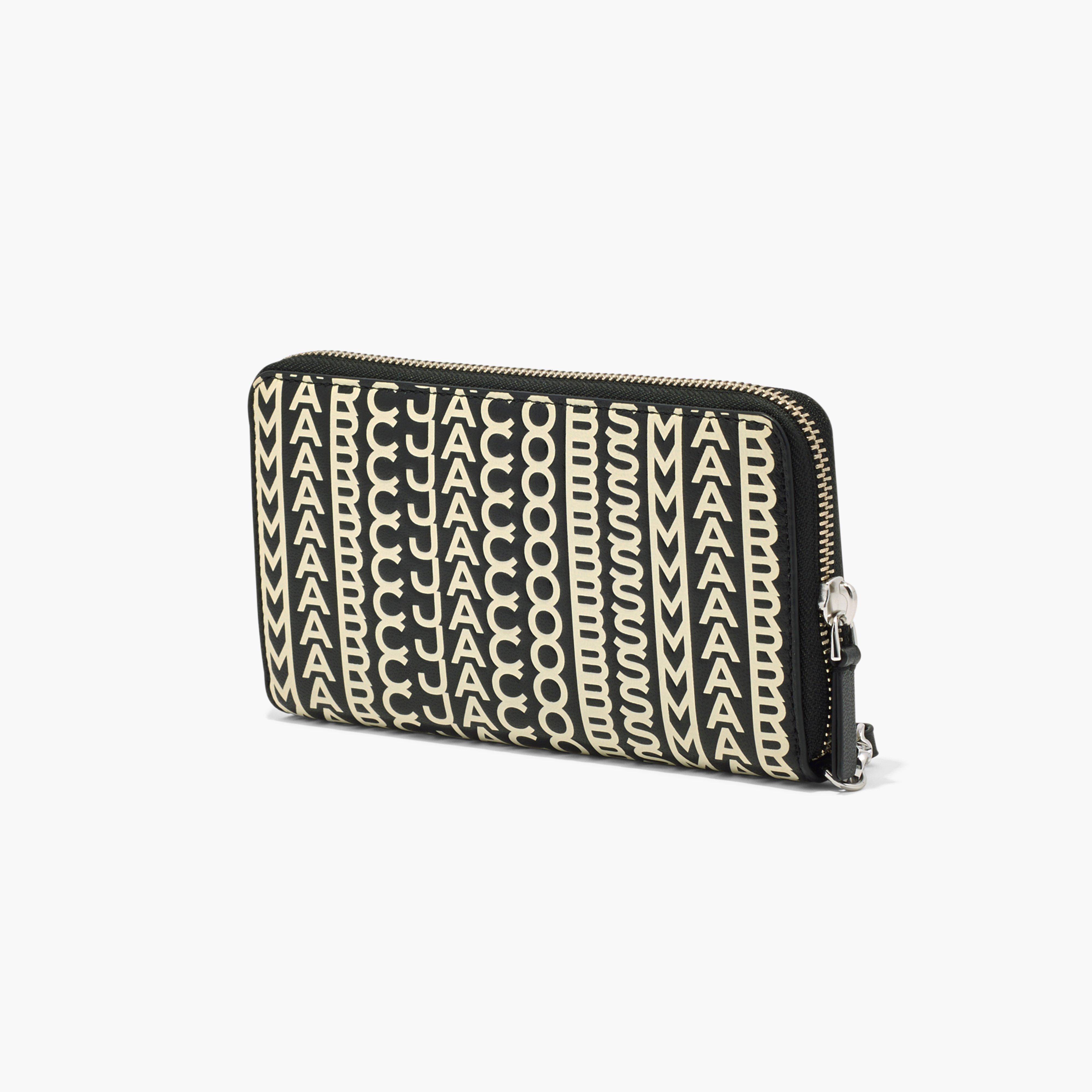 The Monogram Leather Continental Wristlet Wallet(The Monogram Collection)