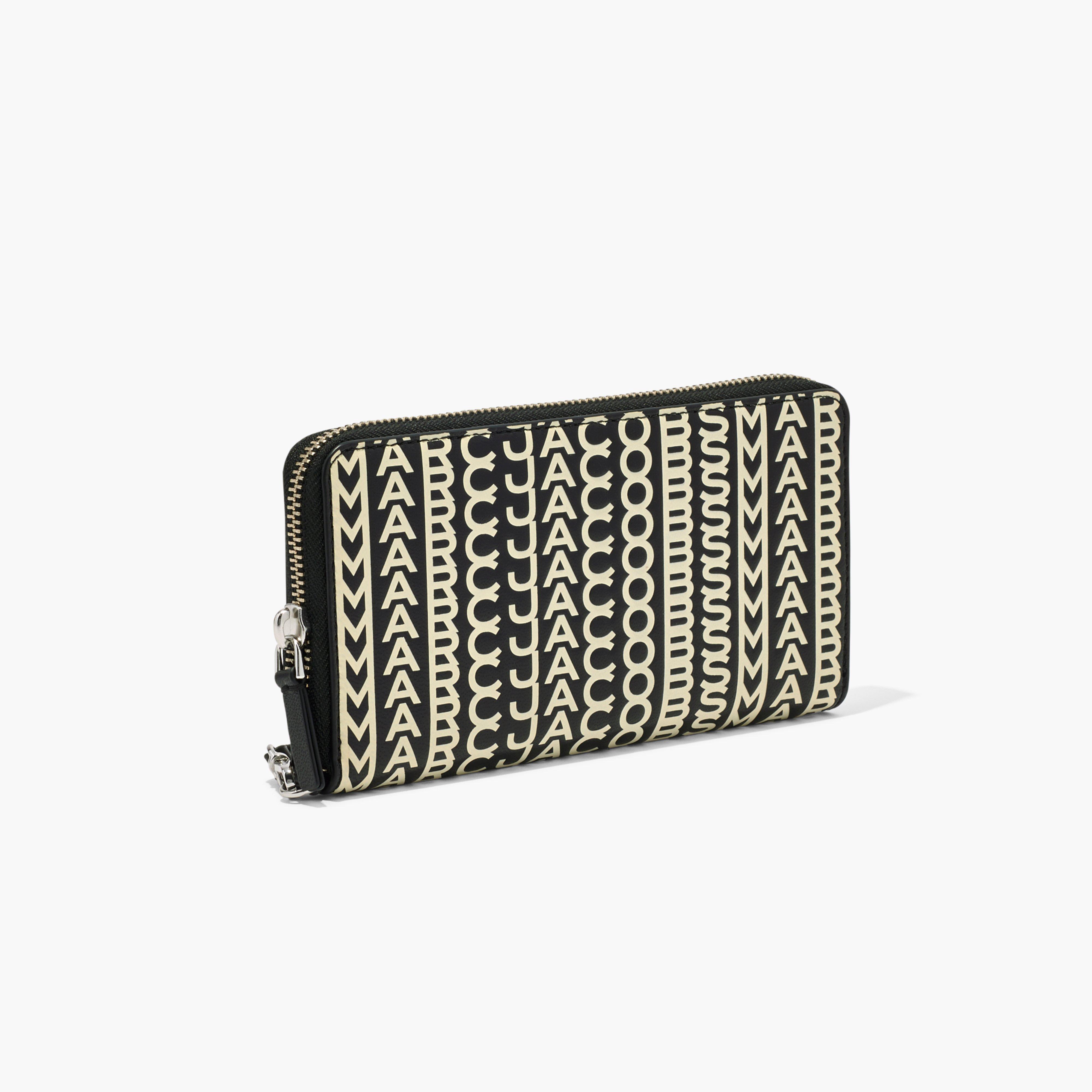 The Monogram Leather Continental Wristlet Wallet(The Monogram Collection)