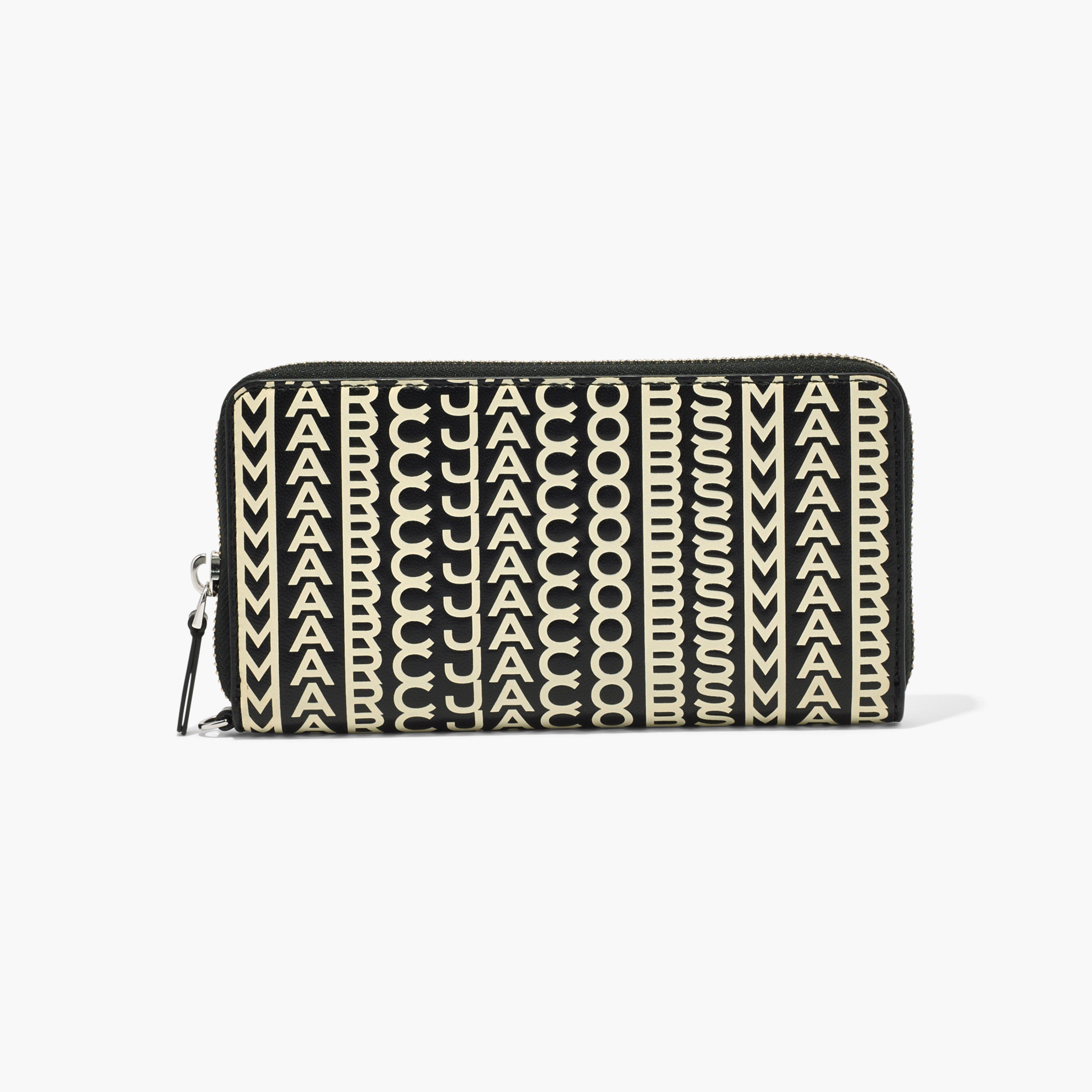 The Monogram Leather Continental Wristlet Wallet(The Monogram Collection)