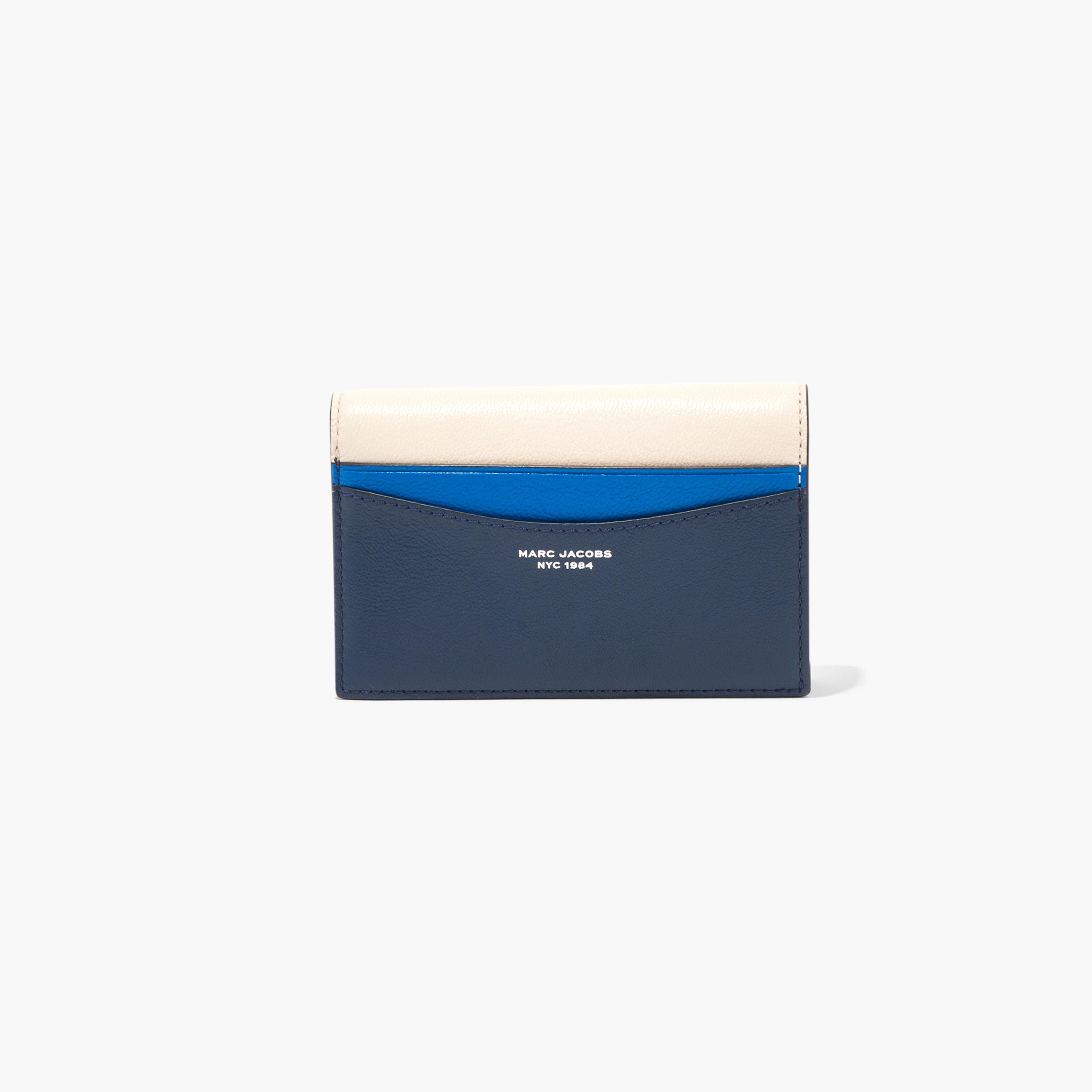 The Slim 84 Colorblock Bifold Wallet - BLUE SEA MULTI