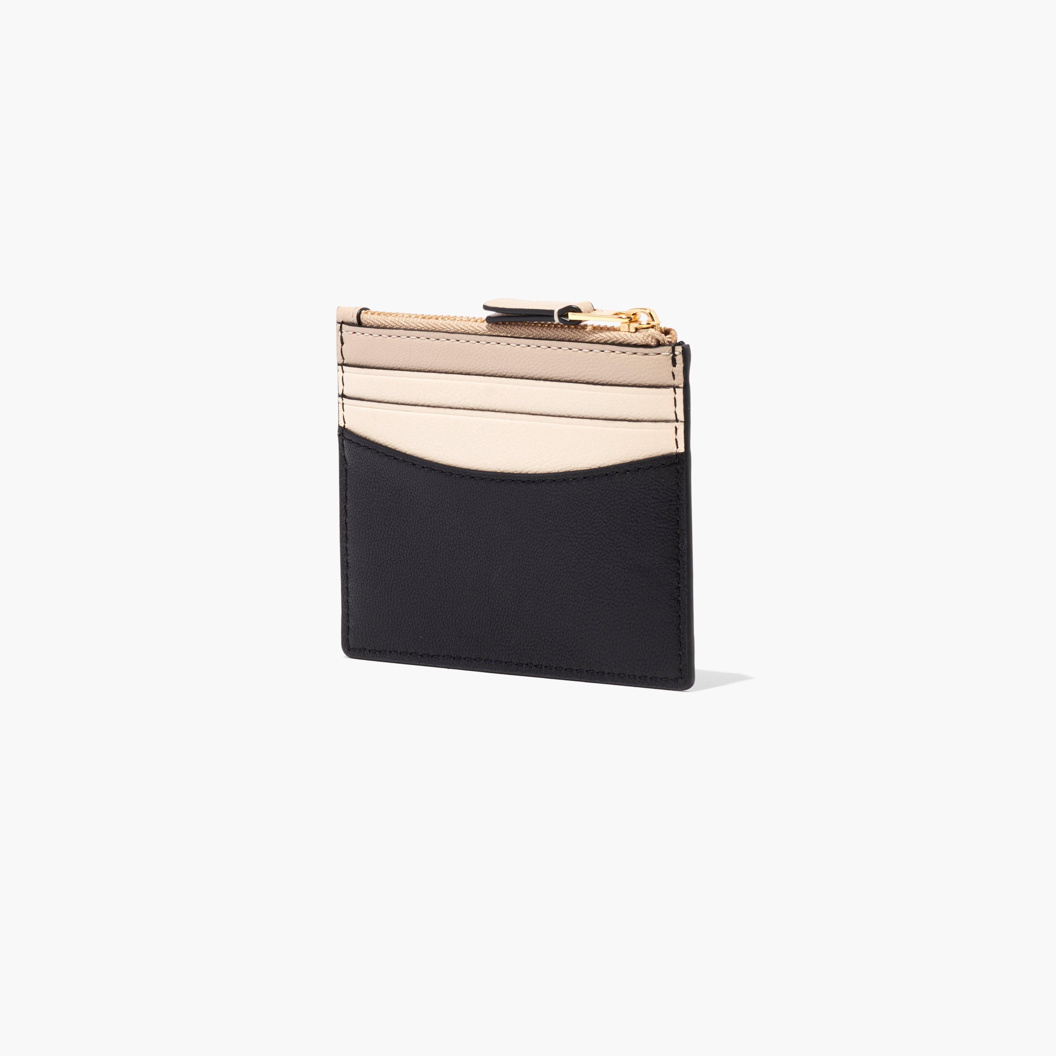 The Slim 84 Colorblock Zip Card Case - BLACK MULTI--Alternate view