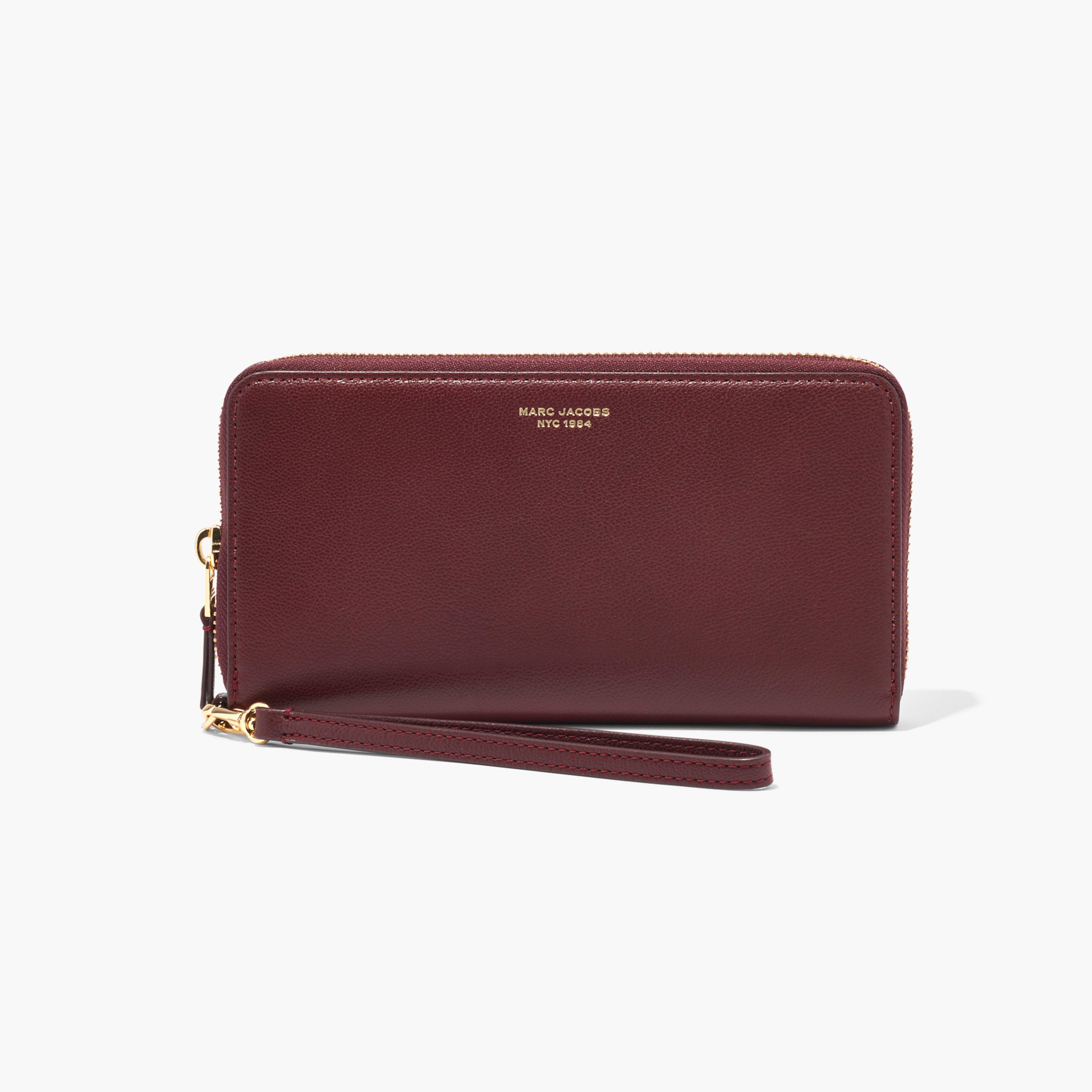 The Slim 84 Continental Wristlet Wallet - CHIANTI