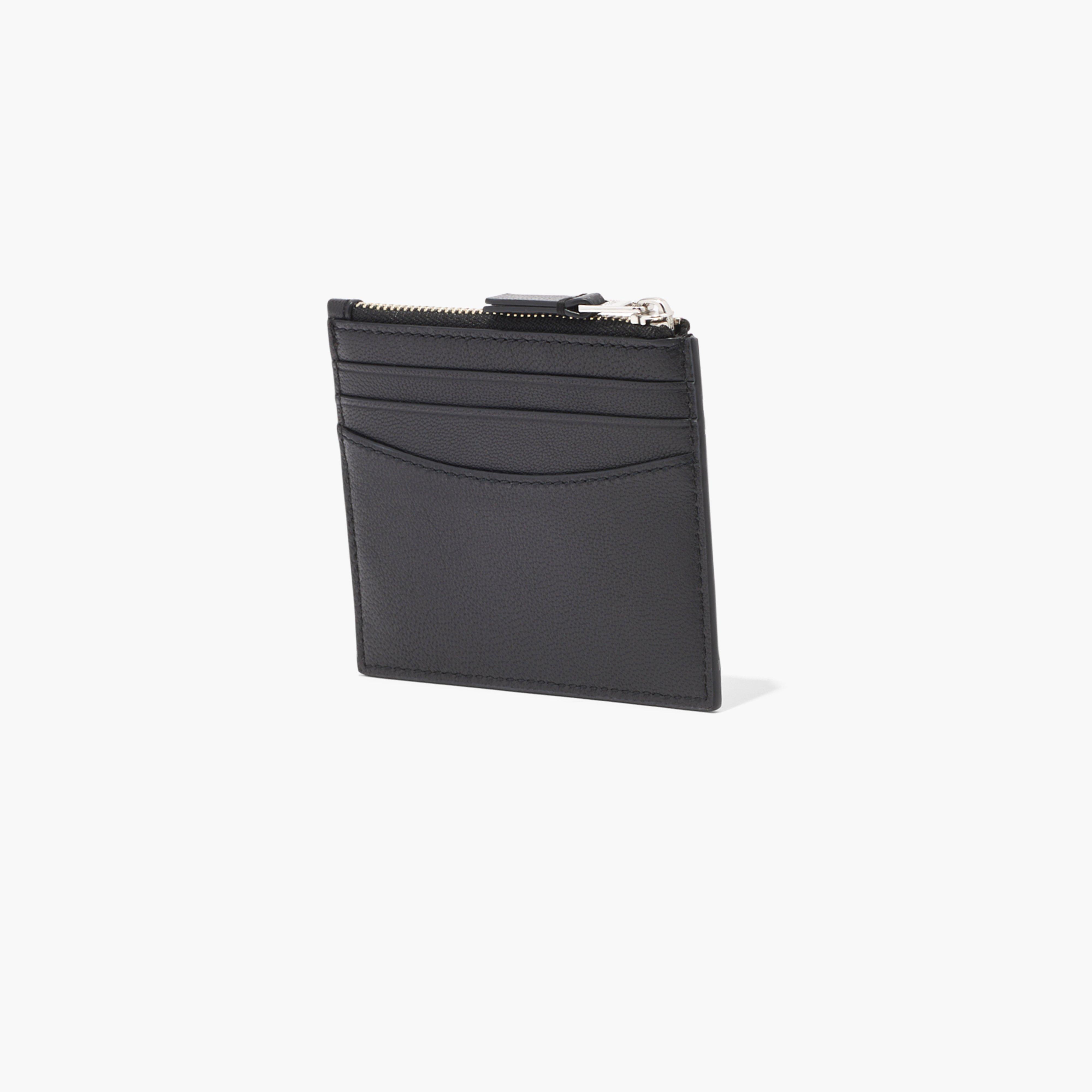 The Slim 84 Zip Card Case - BLACK--Alternate view