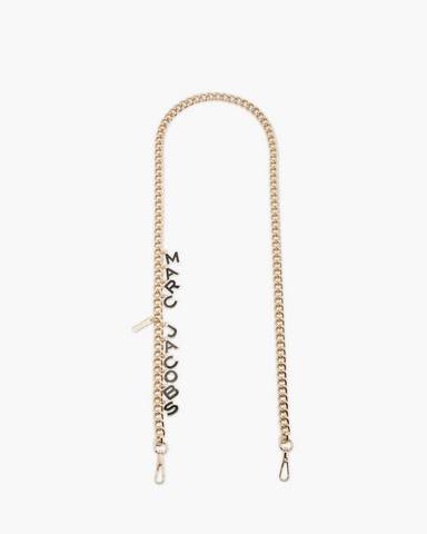 Marc by Marc jacobs The Charm Chain Crossbody Strap,BLACK/GOLD