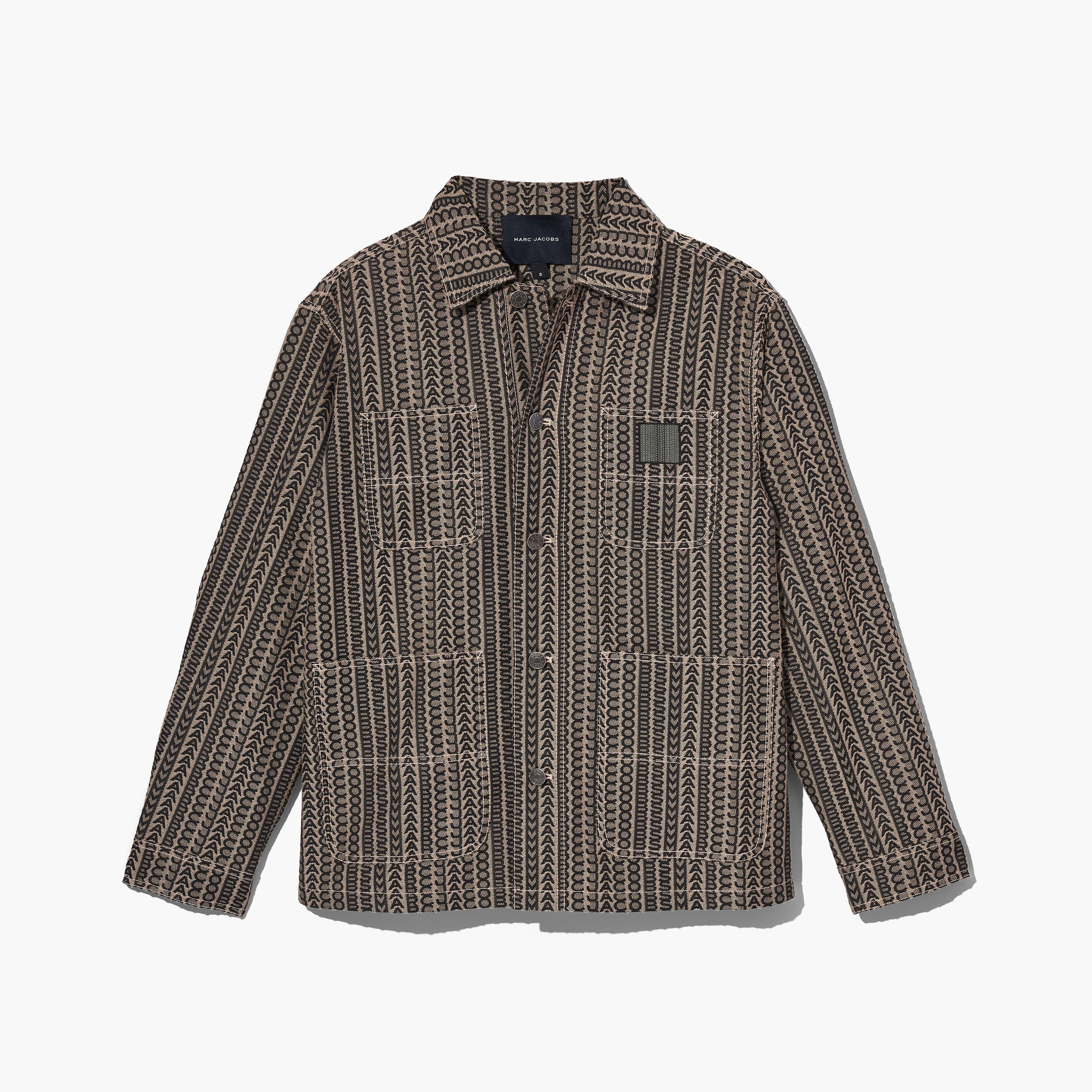 The Monogram Painters Jacket - BEIGE MULTI--Alternate view