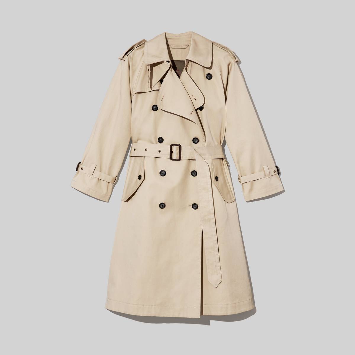 Image of MARC JACOBS Women's Maisie Cousins x The Trench Coat in Beige, Size Large
