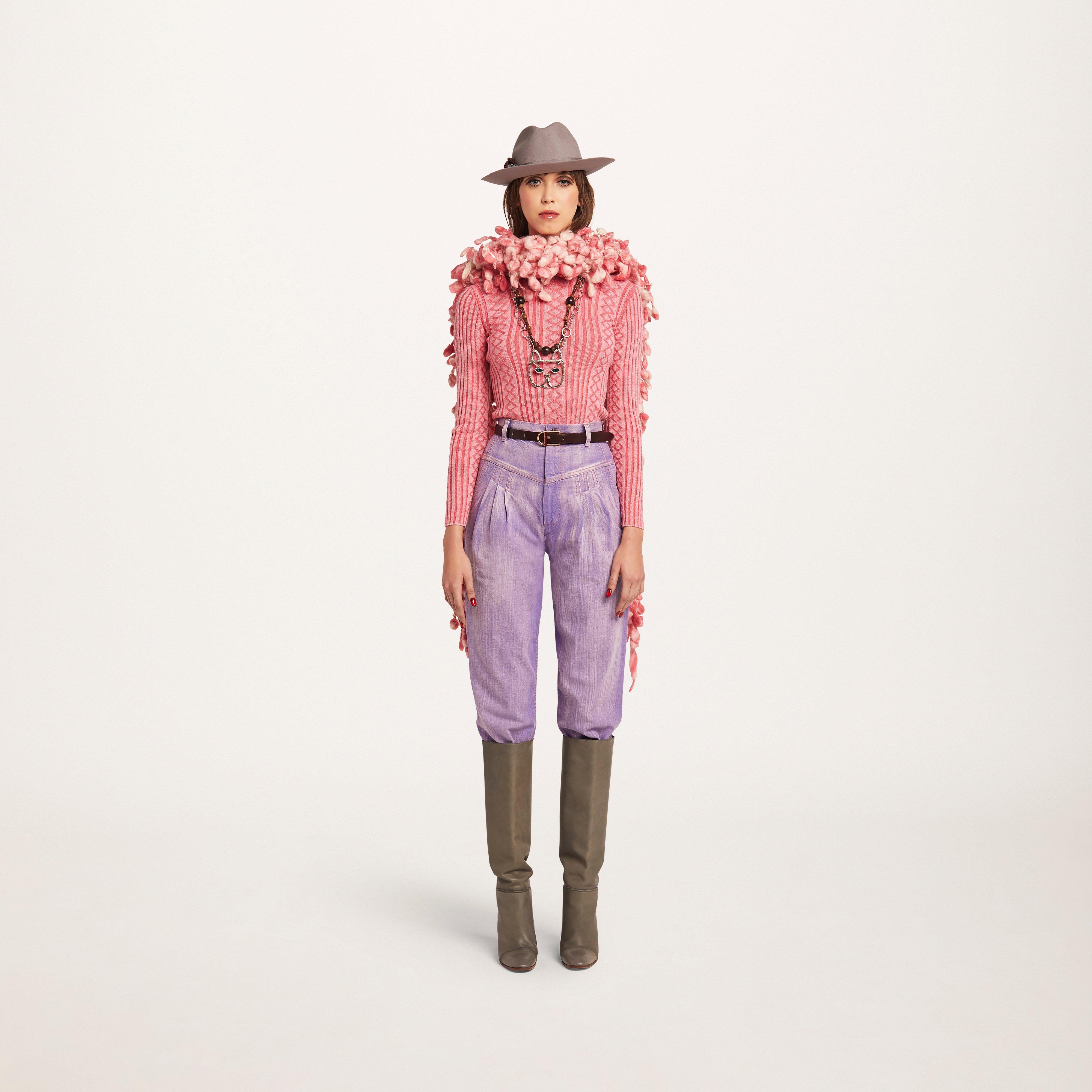 Pleated Jean With Yoke--Alternate view