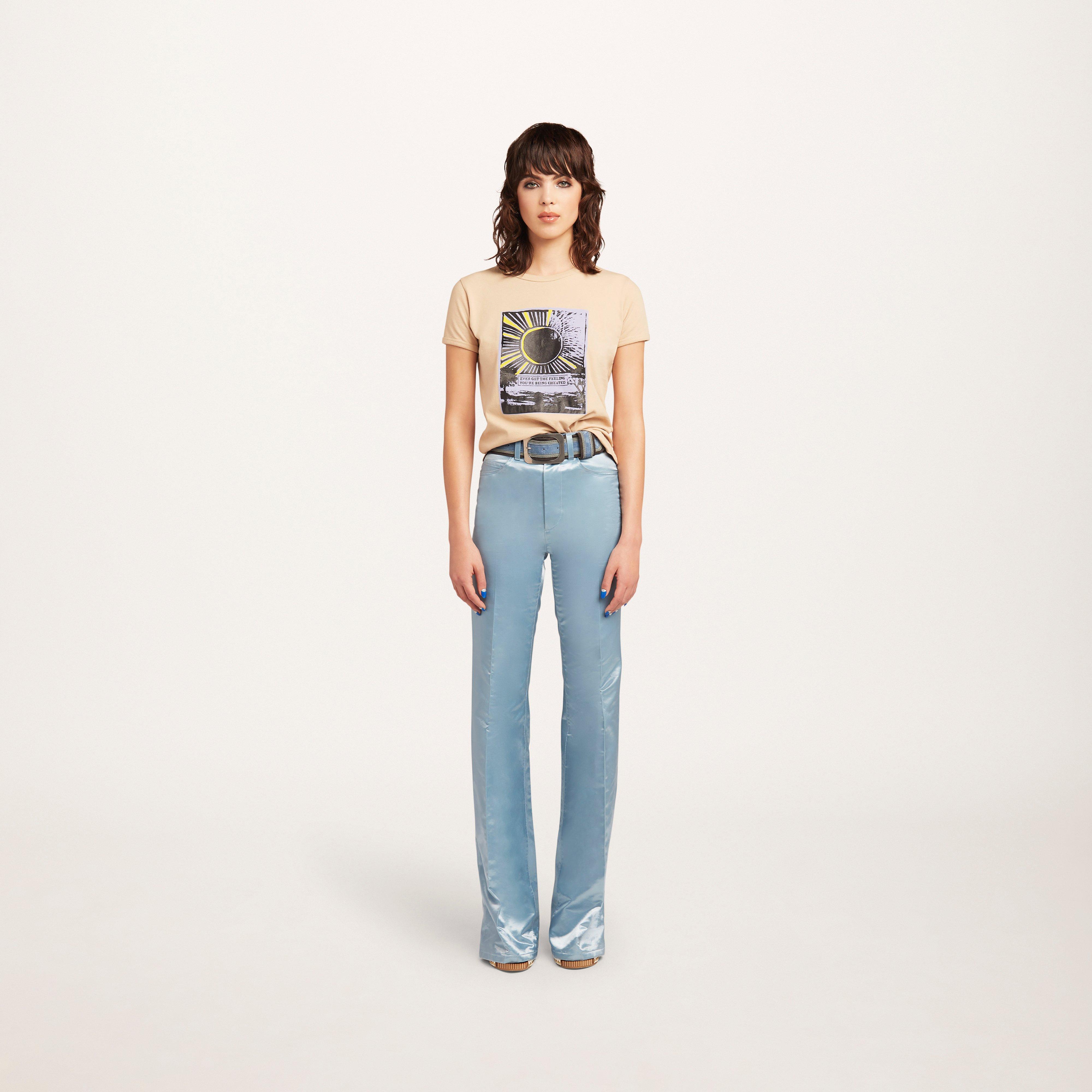 Graphic Cap-Sleeve T-Shirt--Alternate view