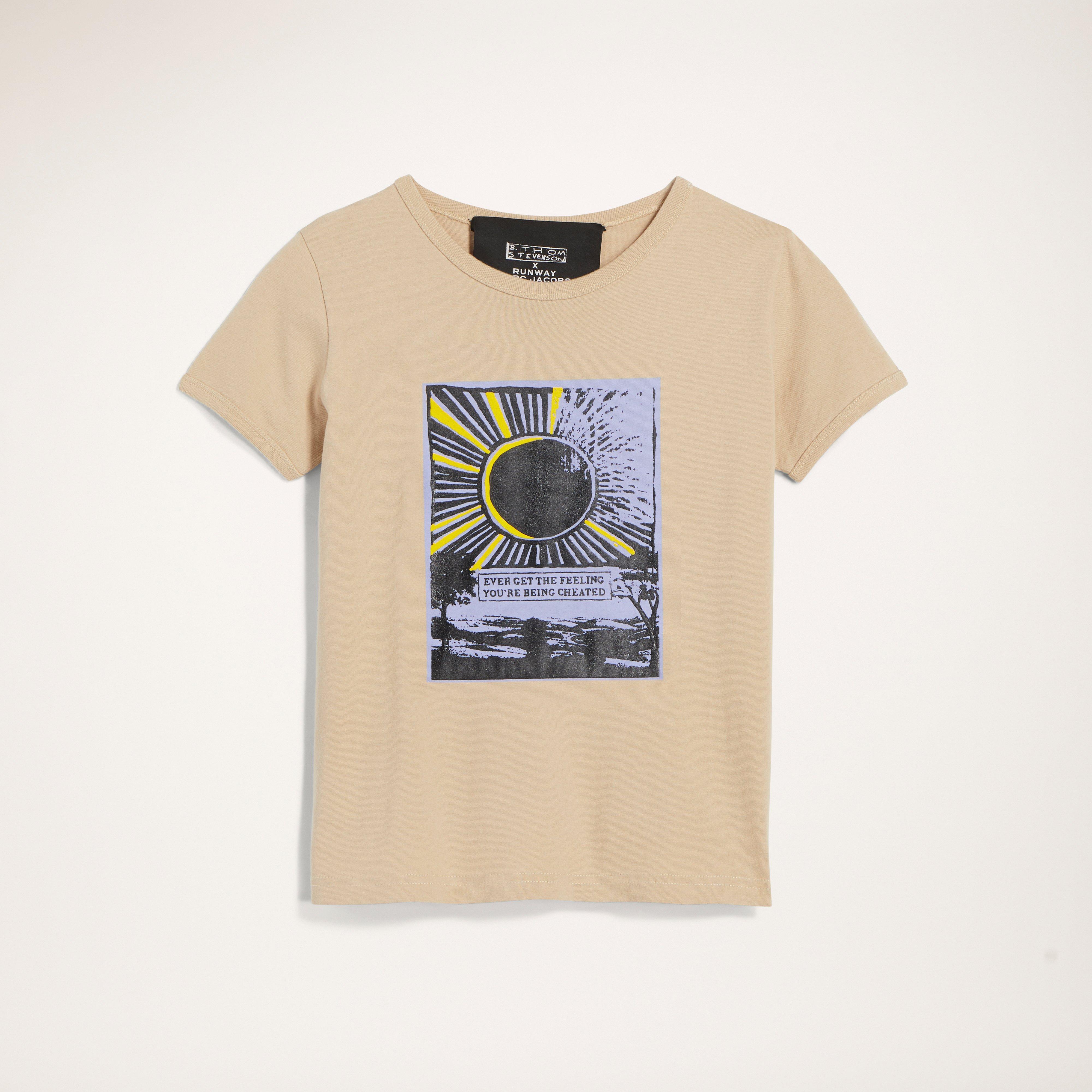 Graphic Cap-Sleeve T-Shirt