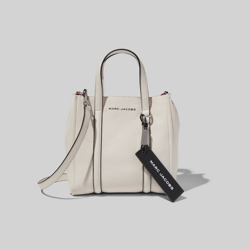Marc Jacobs The Mini Tag Tote In Porcelain
