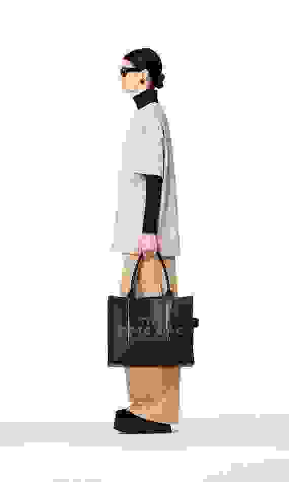 Marc Jacobs Recruit Nomad Small Pebbled Leather Saddle Bag