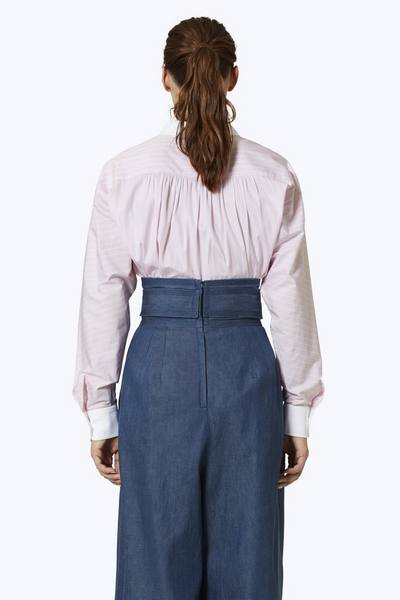 Cotton Button-Front Blouse-Alternate view