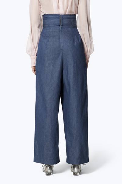 Belted Denim Trouser-Alternate view