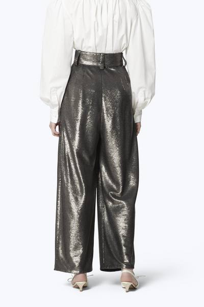Matte Micro-Sequin Dress Pants-Alternate view