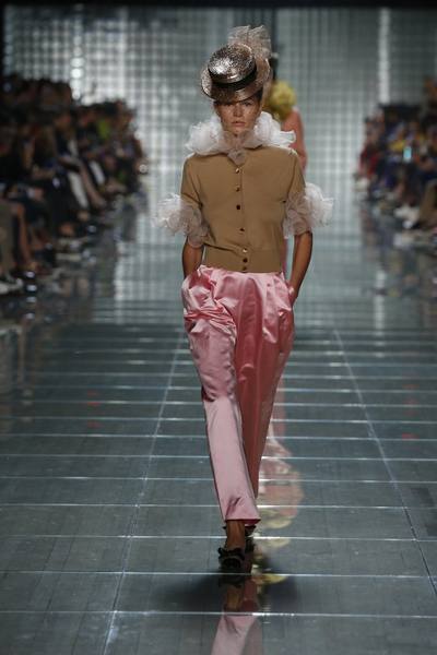Marc Jacobs x Stephen Jones Millinery Boater Hat with Veil-Alternate view