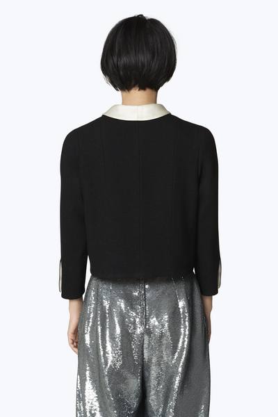 Cropped Boucl&eacute; Jacket-Alternate view