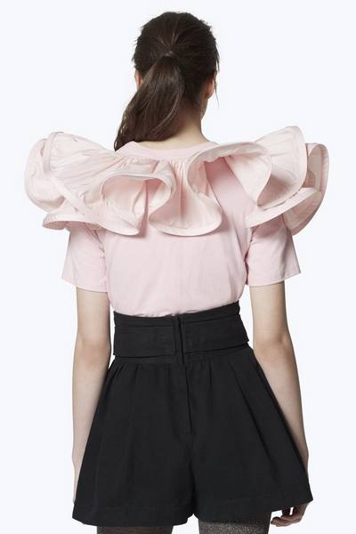 Ruffled Rosette Top-Alternate view