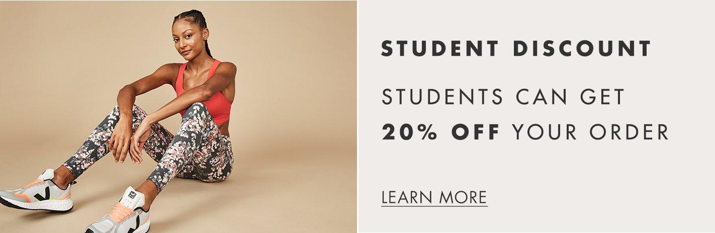 Student discount.