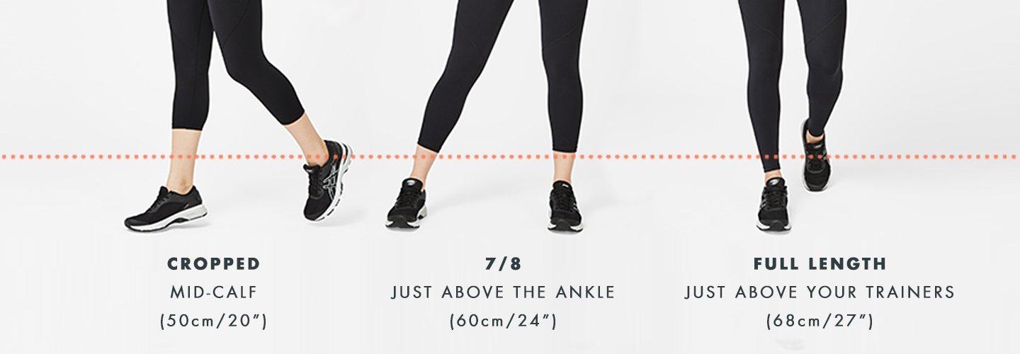 ankle length gym leggings