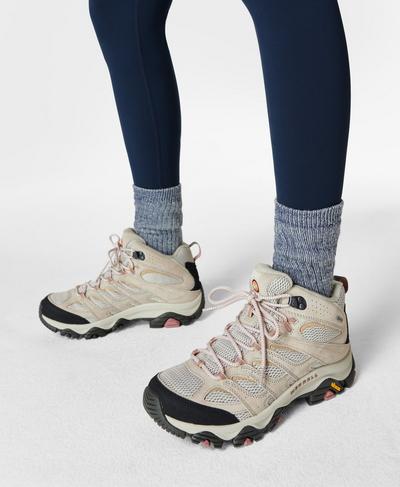 Merrell Moab 3 Mid GTX Sneakers, ALuminium Grey | Sweaty Betty