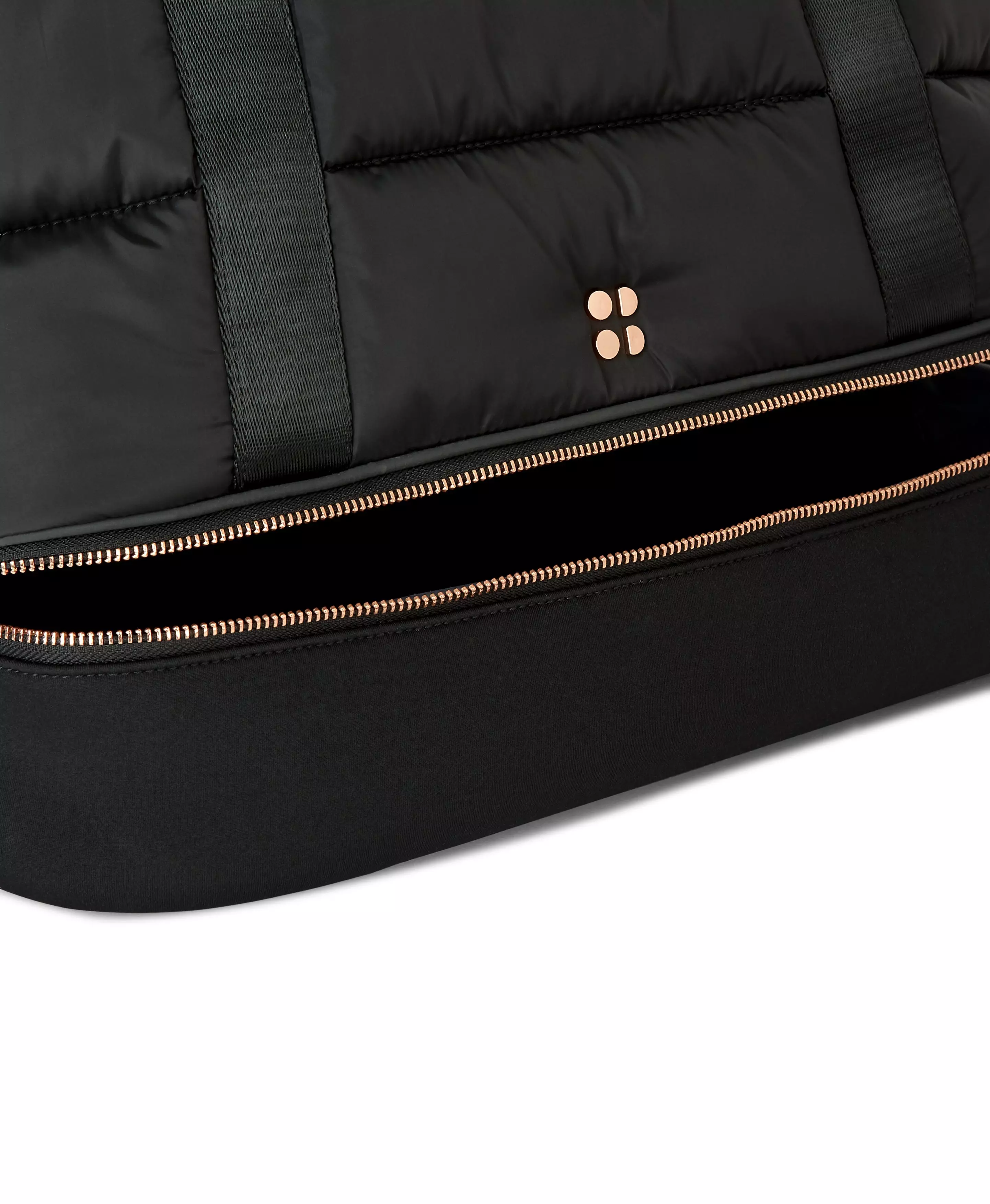 Sweaty Betty Icon Luxe Gym Bag in Black