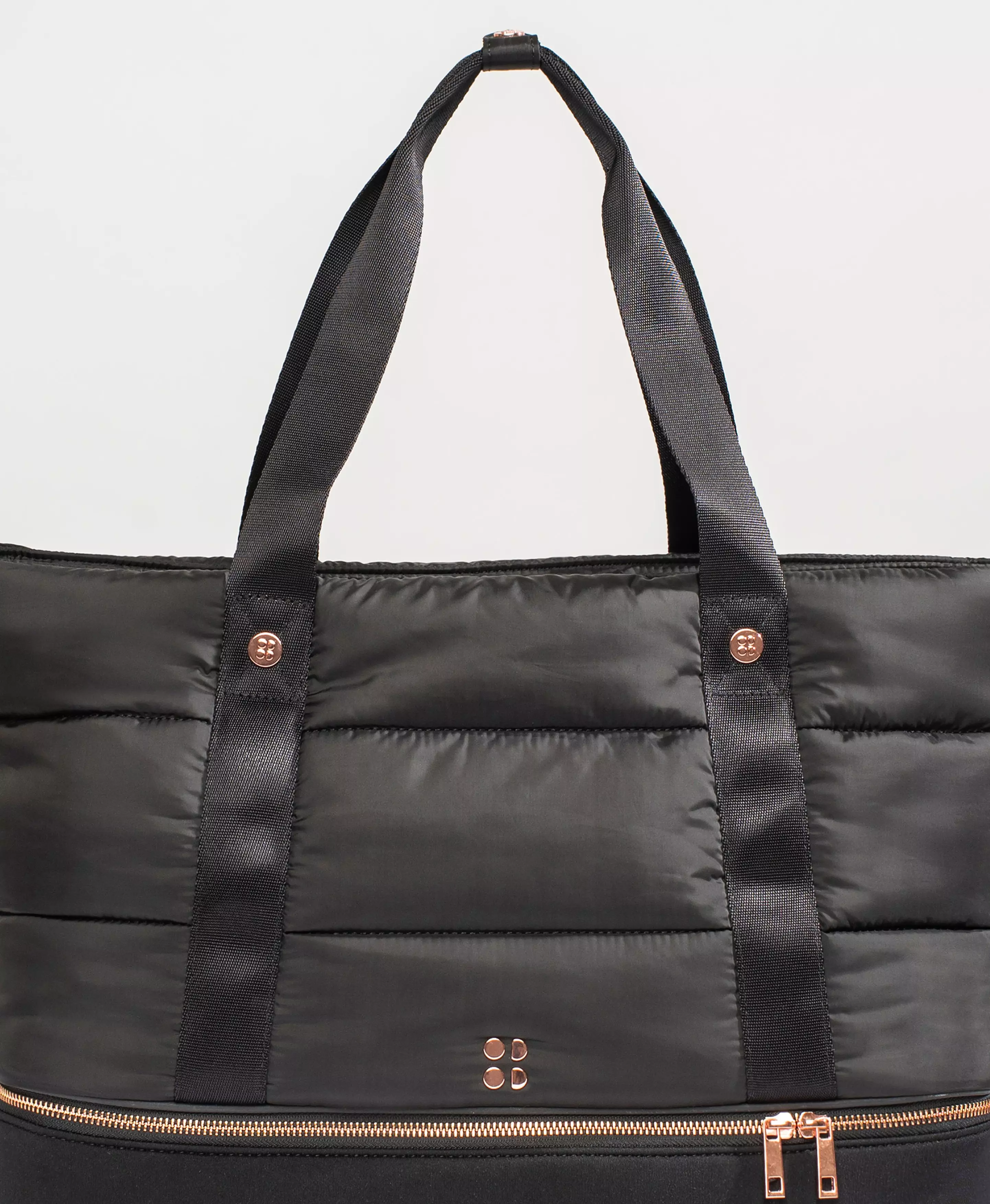 Sweaty Betty Icon Luxe Gym Bag in Black