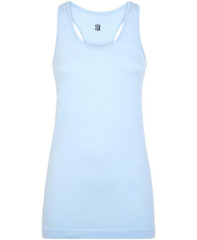 Athlete Seamless Workout Vest, Infinity Blue | Sweaty Betty