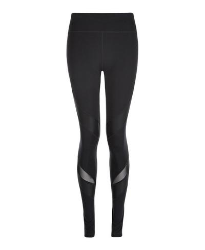 Power Mesh Workout Leggings, Black | Sweaty Betty