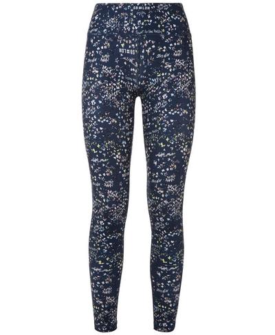 Contour 7/8 Gym Leggings, Beetle Blue Stay Wild Print | Sweaty Betty