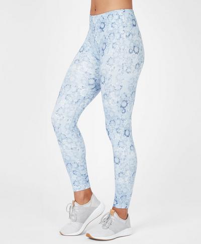 Contour 7/8 Workout Leggings, Infinity Blue Magic Circle | Sweaty Betty