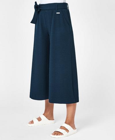 Enso Culottes, Beetle Blue | Sweaty Betty