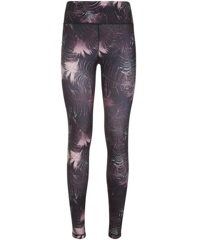 Contour Workout Leggings, Feather Print | Sweaty Betty