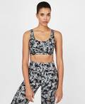Infinity Sports Bra, Grey Elephant Camo Print | Sweaty Betty