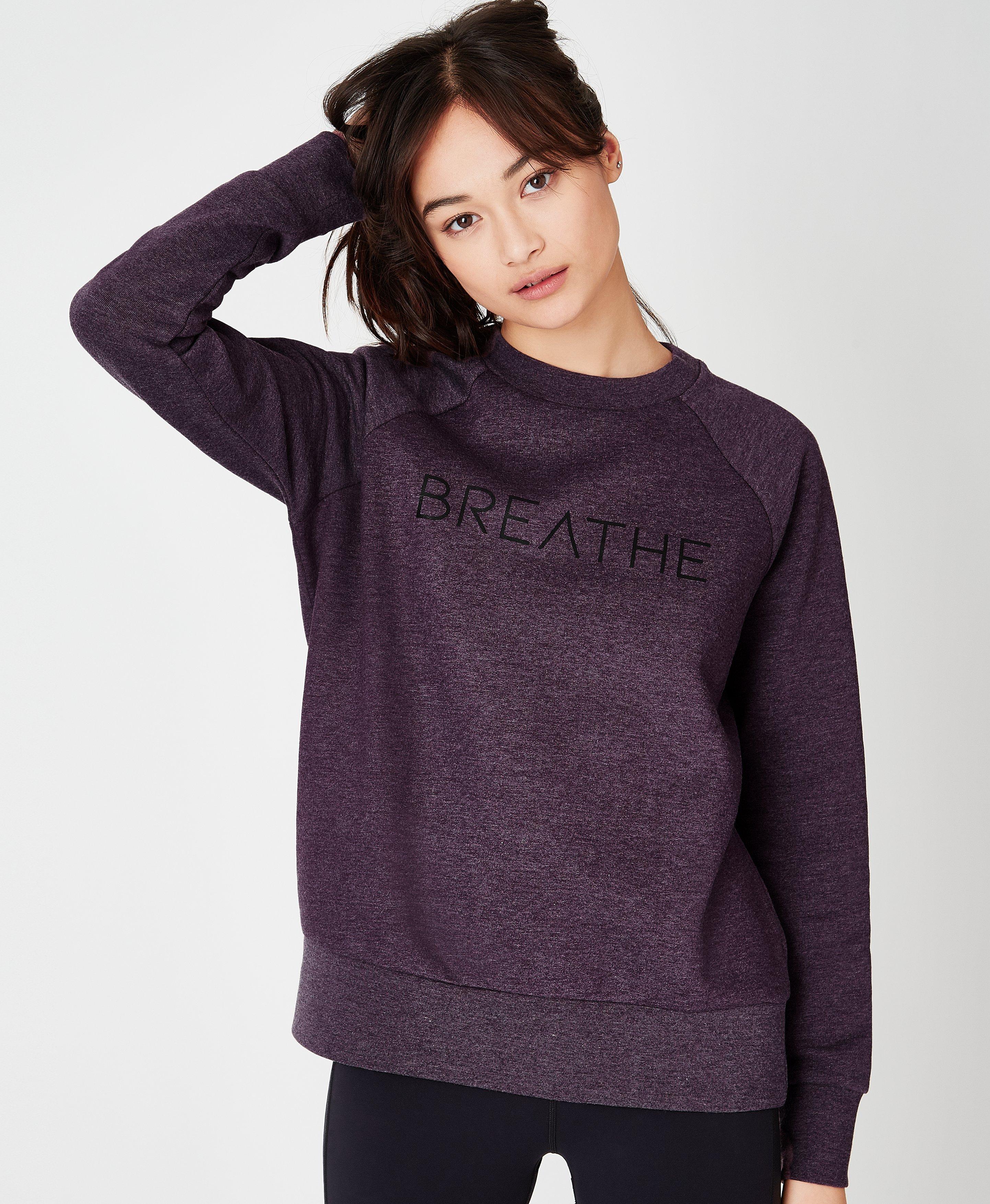 no pain no champagne sweatshirt sweaty betty