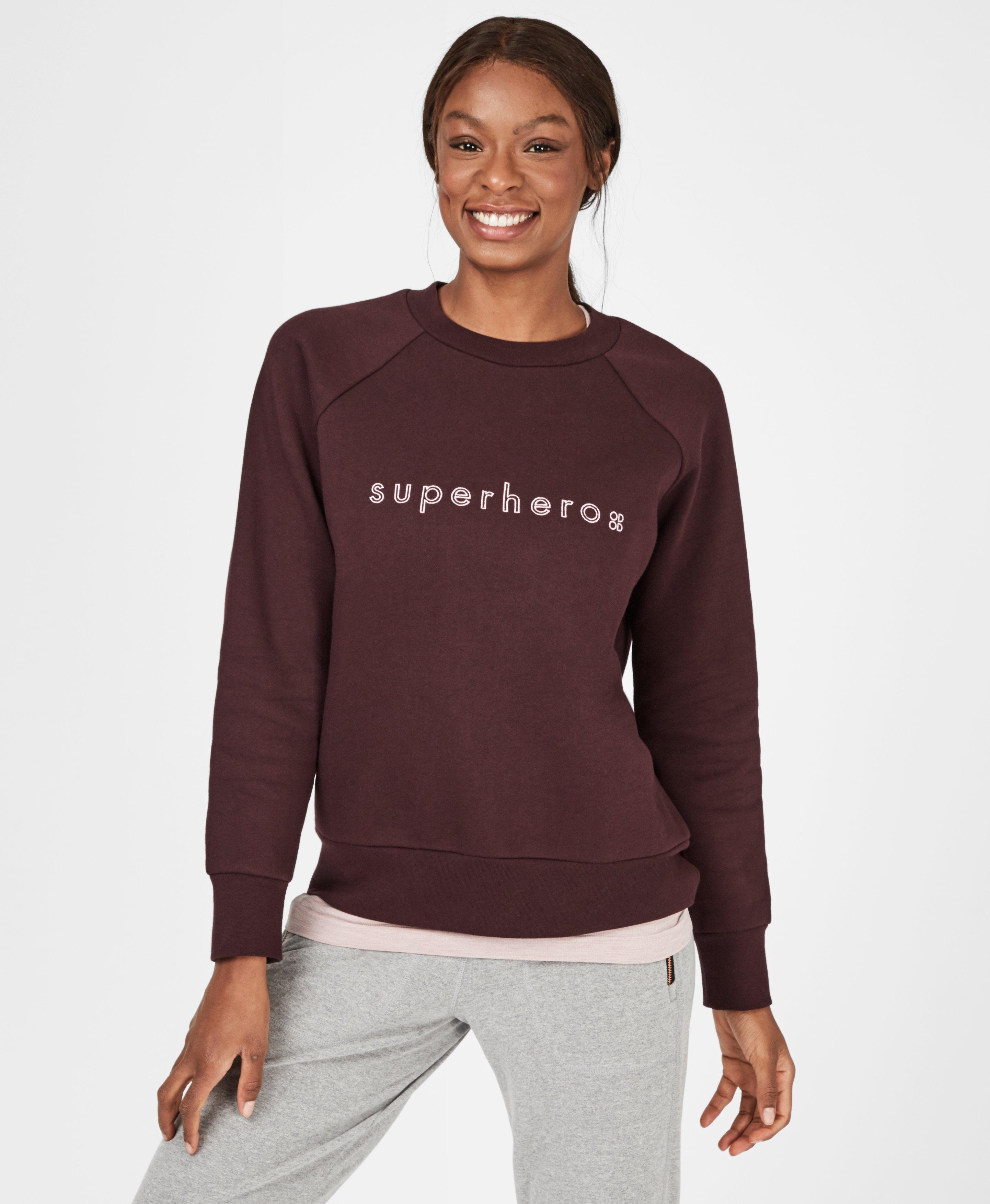 sweaty betty no pain no champagne sweatshirt