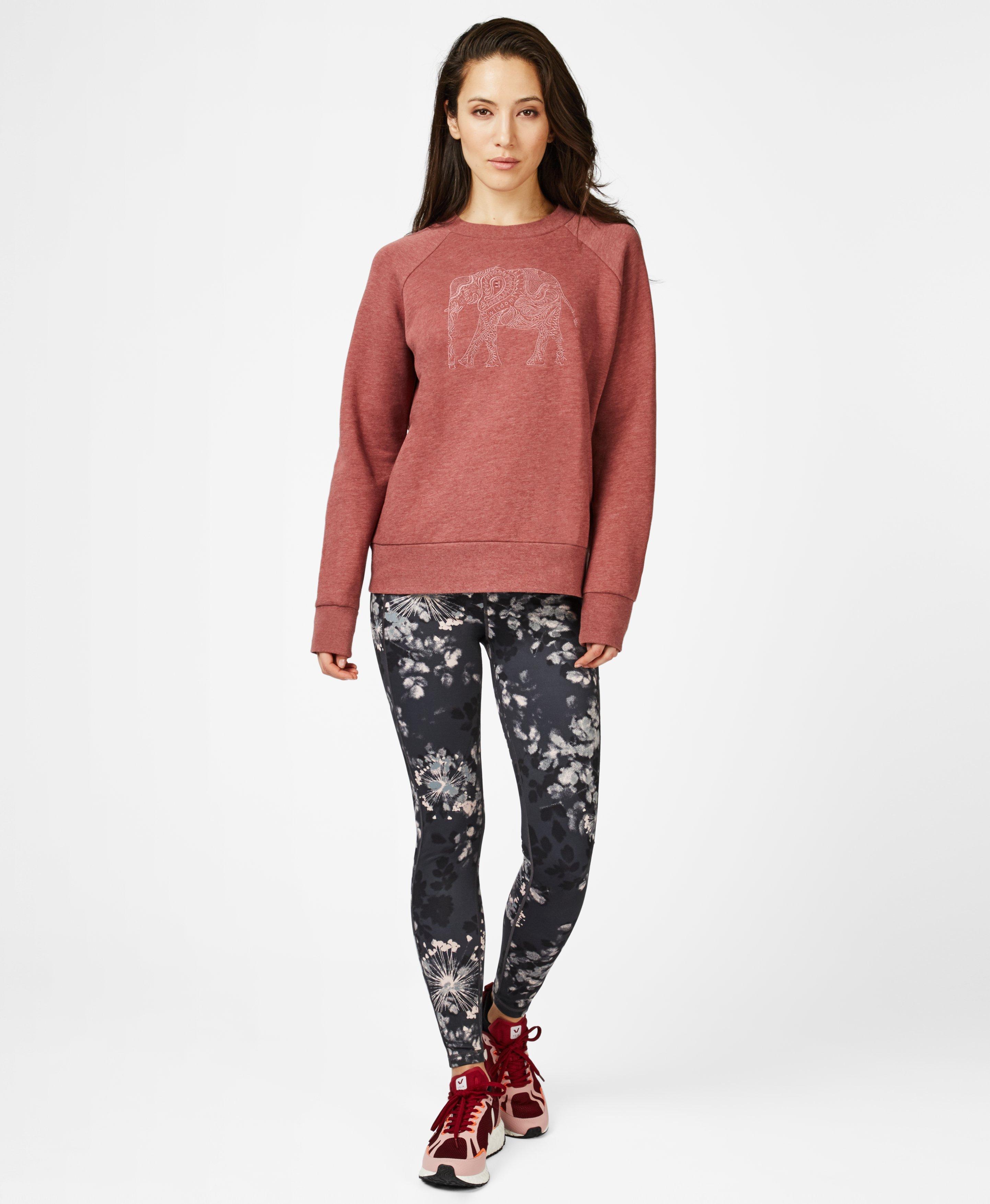 no pain no champagne sweatshirt sweaty betty