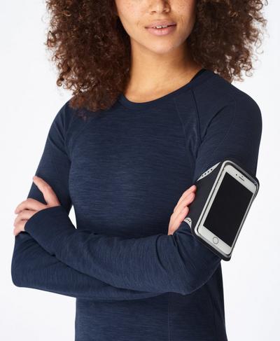 Media Armband, Black | Sweaty Betty