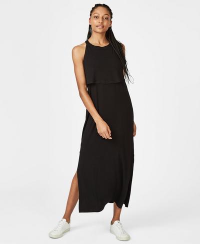 Holistic Dress, Black | Sweaty Betty