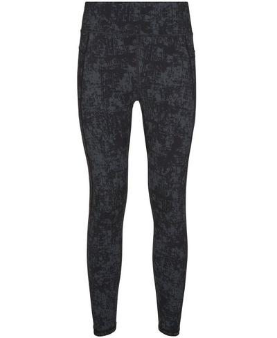 Zero Gravity High Waisted 7/8 Running Leggings, Slate Concrete Print | Sweaty Betty