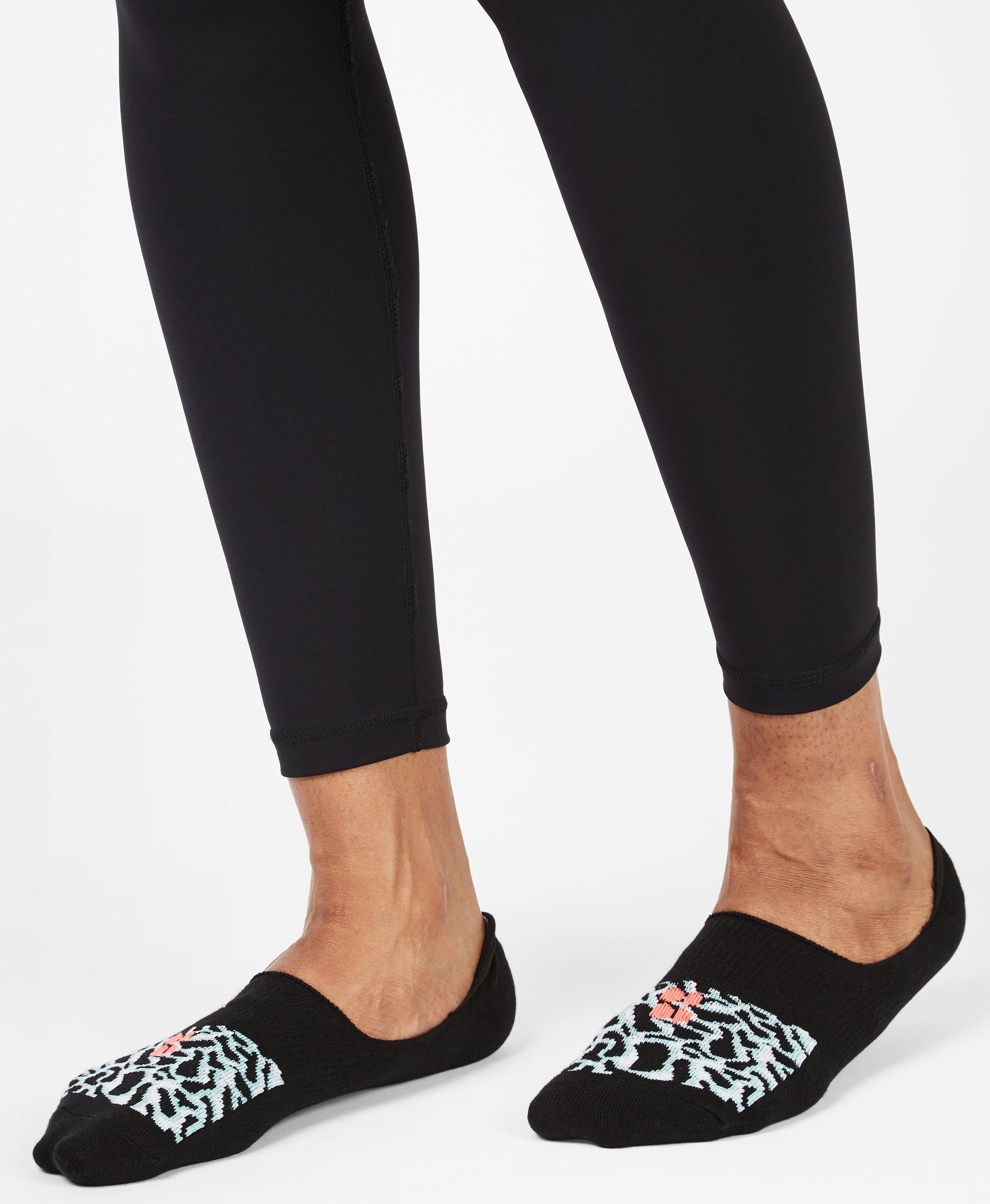 No Show Trainer Liners, Black Psychedellic Jacquard | Sweaty Betty