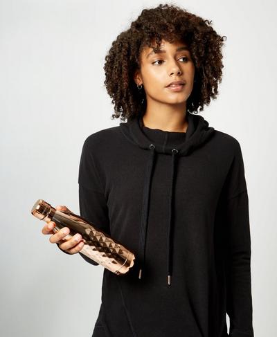 Metallic Water Bottle, Rose Gold | Sweaty Betty