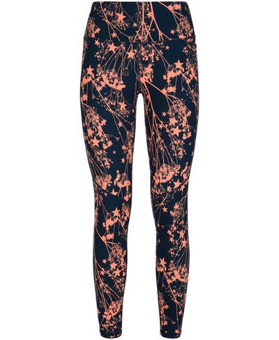 Power 7/8 Workout Leggings, Beetle Blue Meadow Star Print | Sweaty Betty