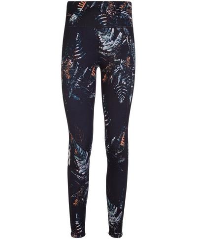 Reversible High Waisted 7/8 Yoga Leggings, Night Fern Print | Sweaty Betty