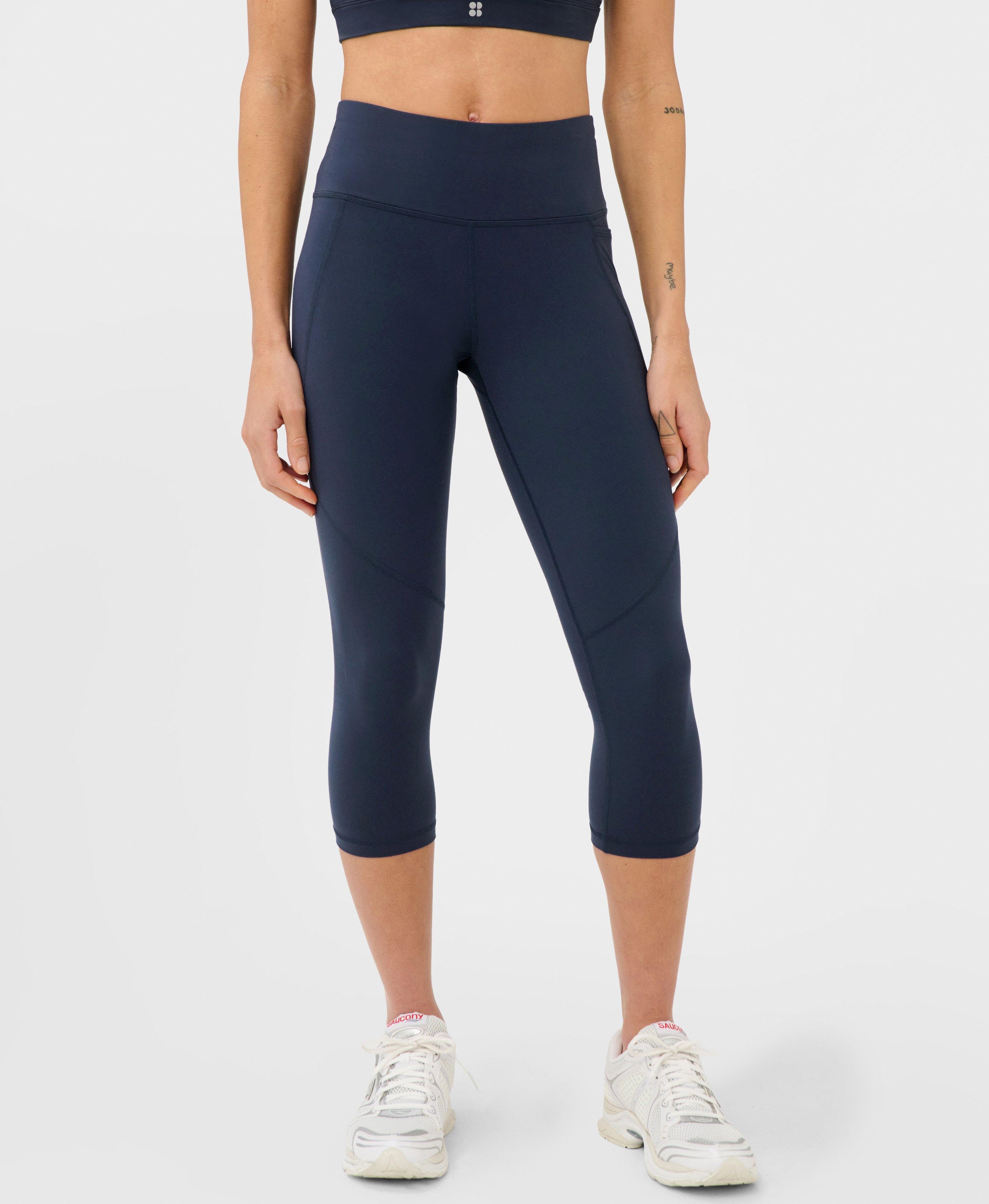 Navy Blue Workout Capris