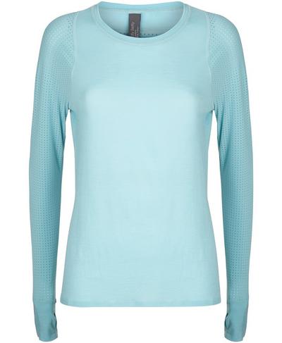 Breeze Long Sleeve Running Top, Still Water | Sweaty Betty