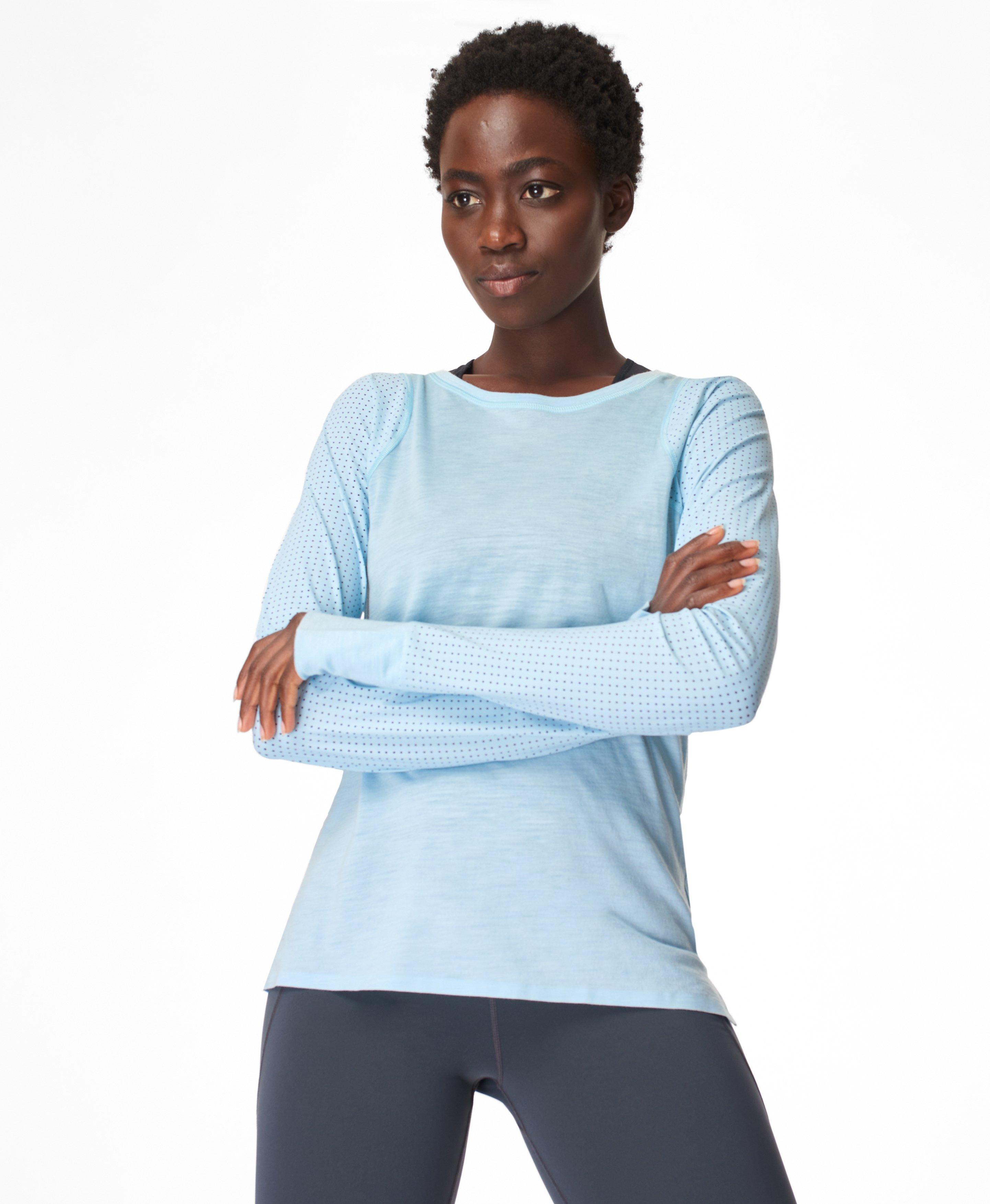 sweaty betty long sleeve running top